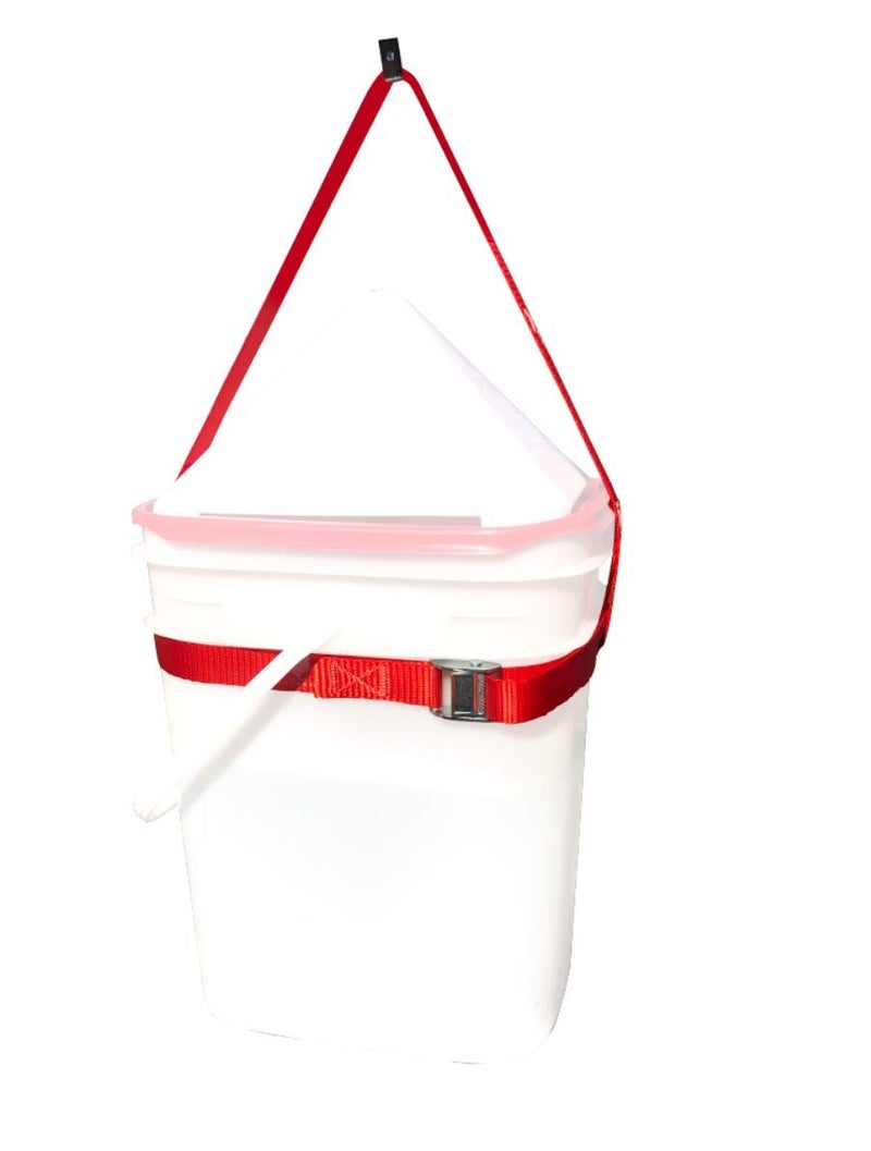 RentACoop Hanging Strap for Chicken Waterers and Feeders - Fits Every Size of Round or Square Bucket - Image 1